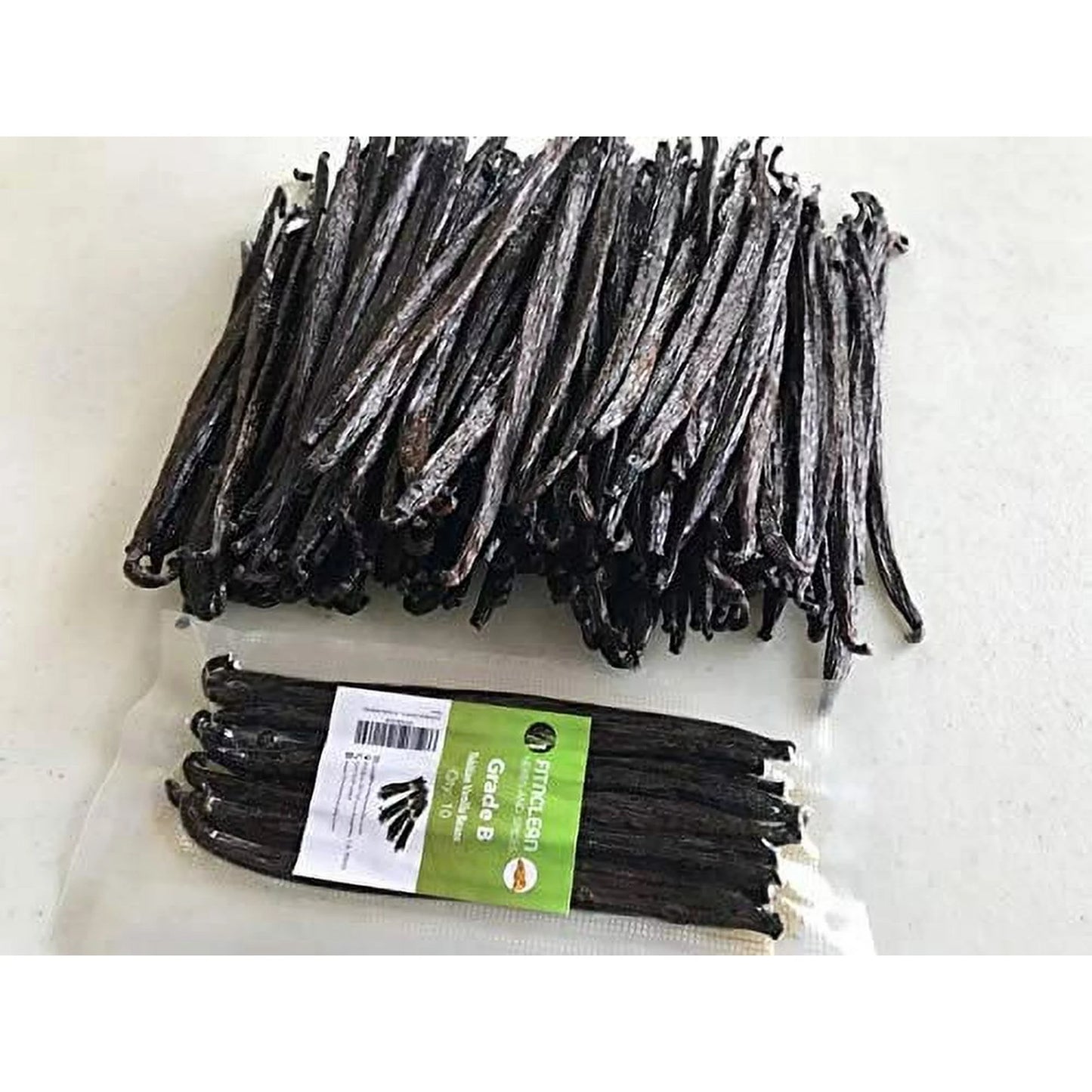 Tahitian Vanilla Beans Grade B for Flavorful Homemade Extract (By Count)