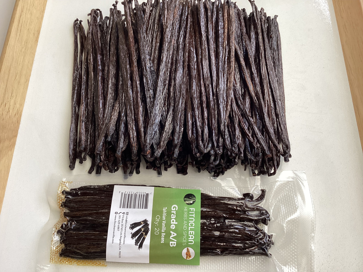 Tahitian Vanilla Beans Grade A/B