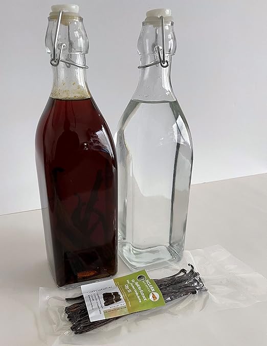 15 Split Madagascar Vanilla Beans Grade B| 5"-7" For Extract by FITNCLEAN VANILLA | Whole Bourbon NON-GMO Pods for Paste