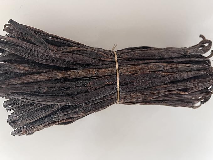 15 Split Madagascar Vanilla Beans Grade B| 5"-7" For Extract by FITNCLEAN VANILLA | Whole Bourbon NON-GMO Pods for Paste