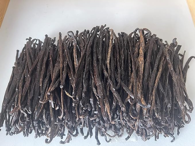 2oz Madagascar Organic Vanilla Beans Extract Exclusive Grade B. Certified USDA Organic | Weight - 2 Ounces (1/8 Lb) by FITNCLEAN VANILLA Bulk Dry Pods