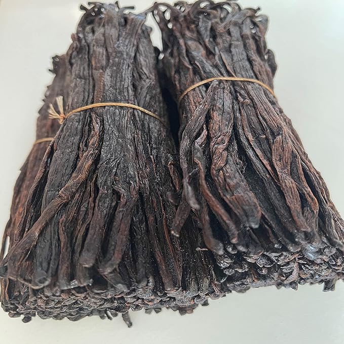 15 Split Madagascar Vanilla Beans Grade B| 5"-7" For Extract by FITNCLEAN VANILLA | Whole Bourbon NON-GMO Pods for Paste