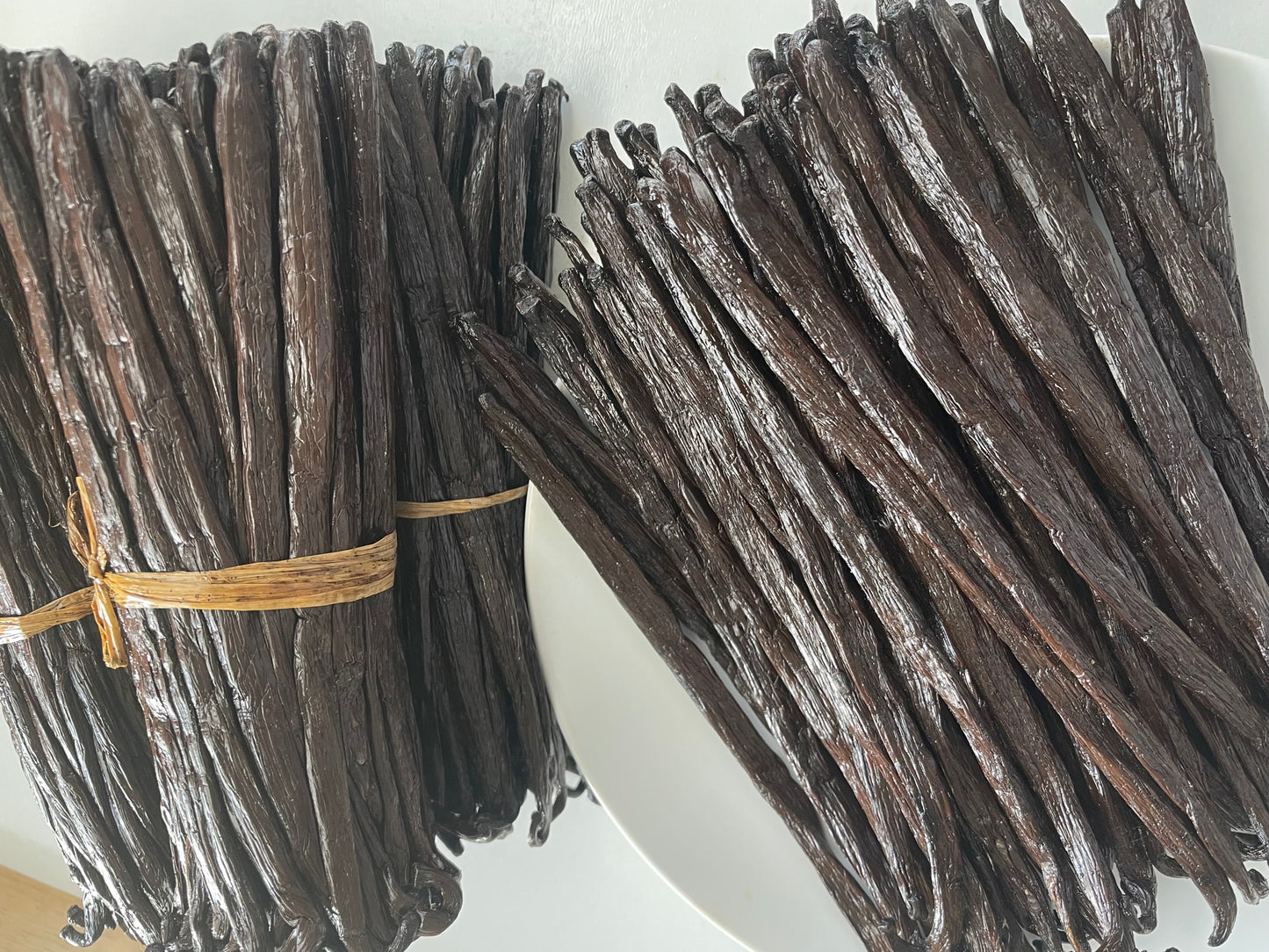 Organic Madagascar Vanilla Beans Grade A. Fresh Plump 6"-7" Certified USDA Organic Gourmet Pods (By Count)