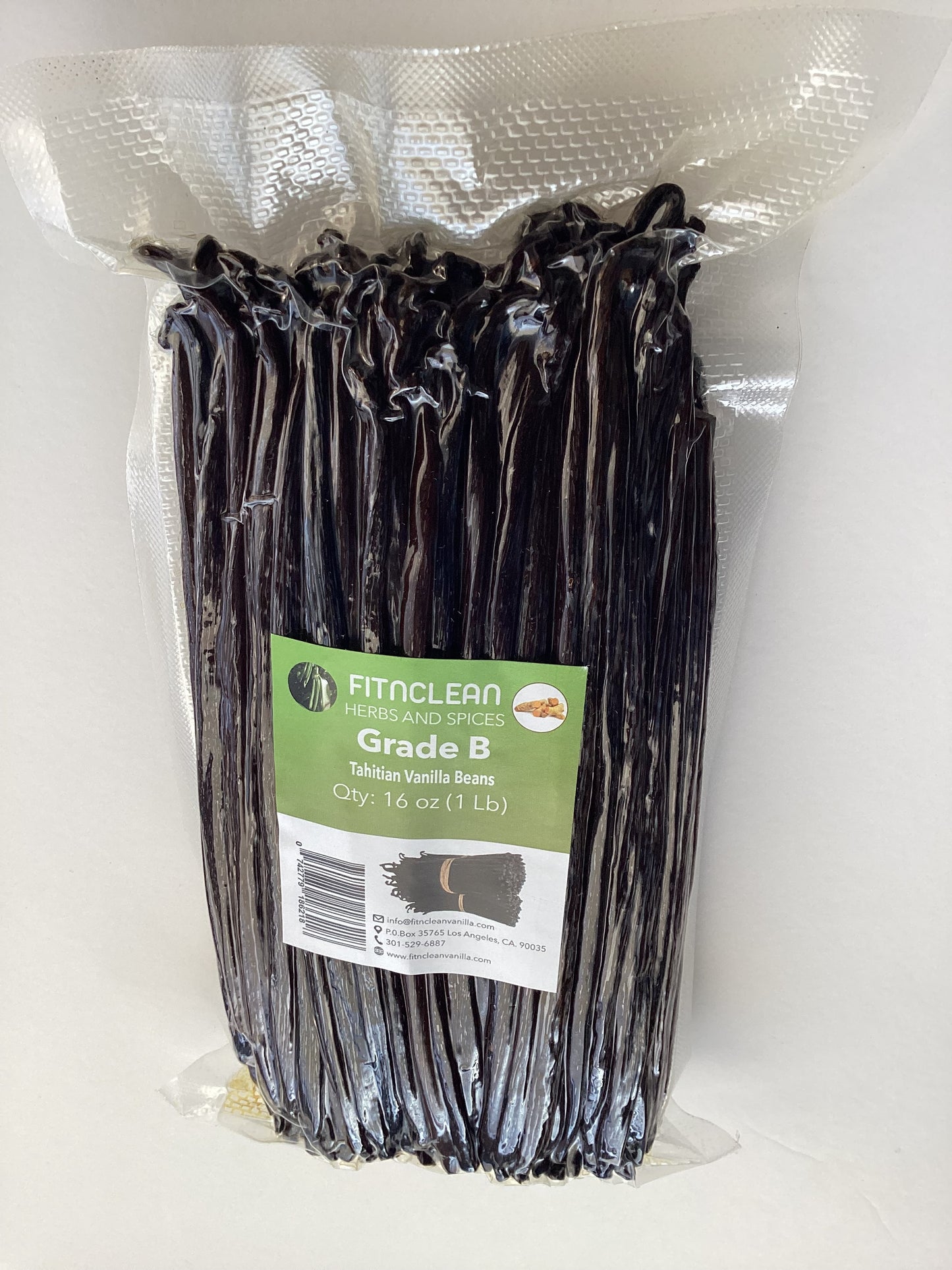 Tahitian Vanilla Beans Grade B (By Weight)