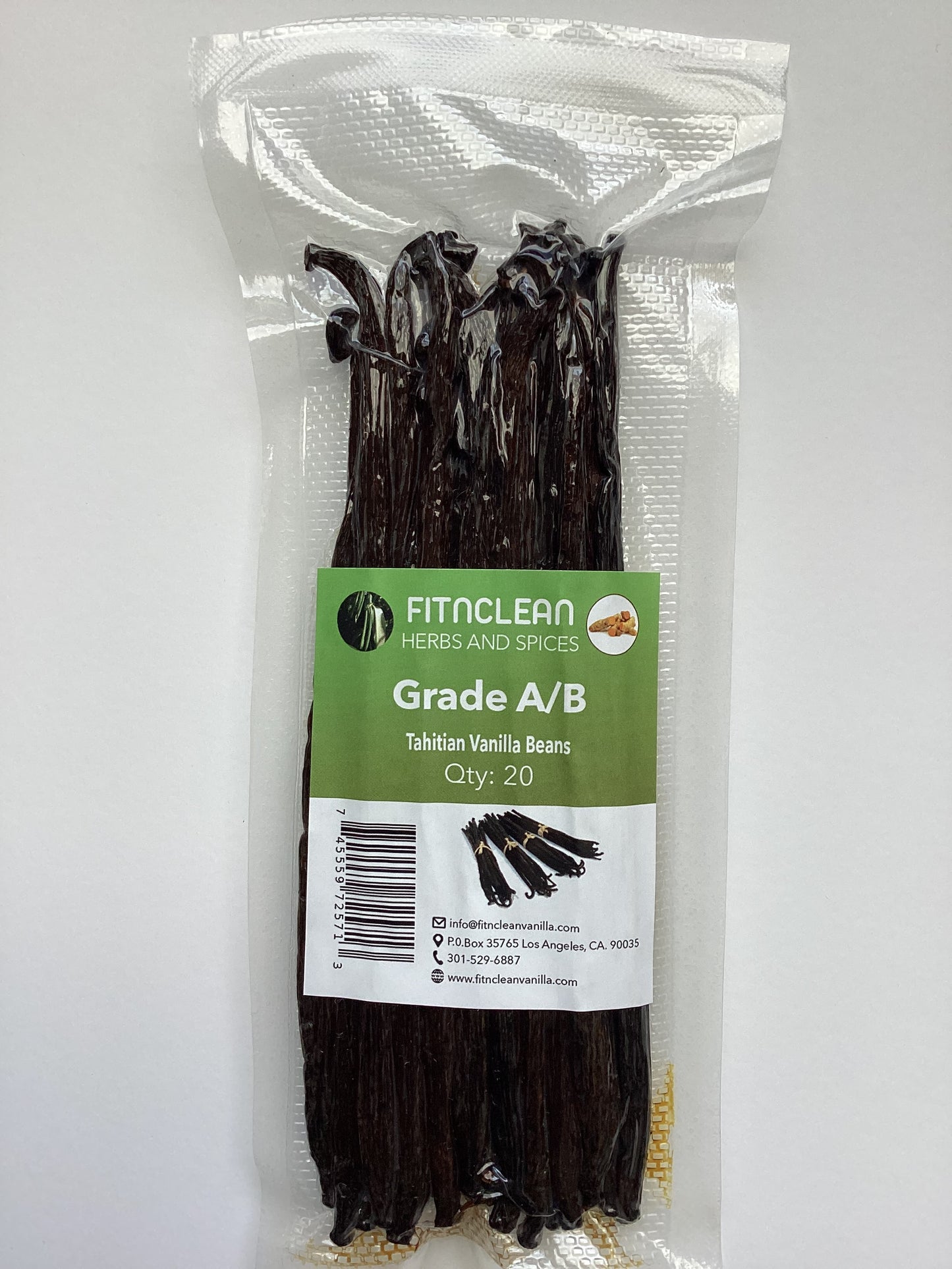 Tahitian Vanilla Beans Grade A/B