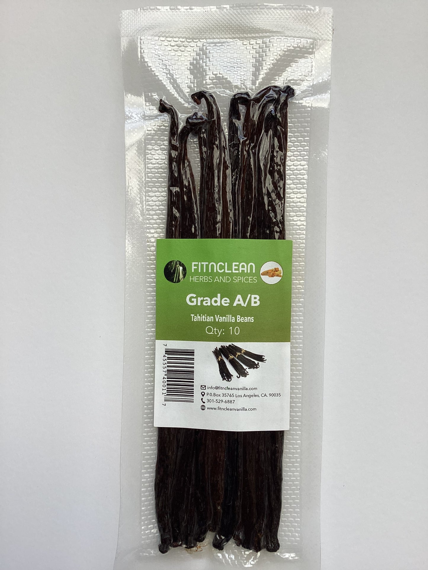 Tahitian Vanilla Beans Grade A/B