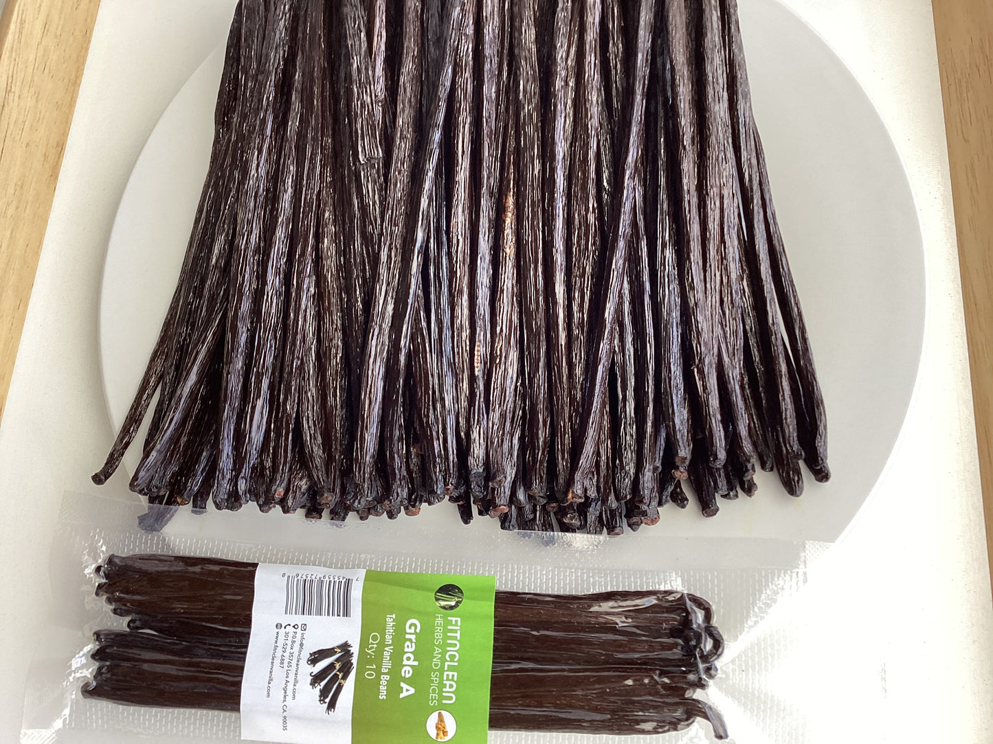 Tahitian Vanilla Beans Grade A Fresh Gourmet Pods (By Count)