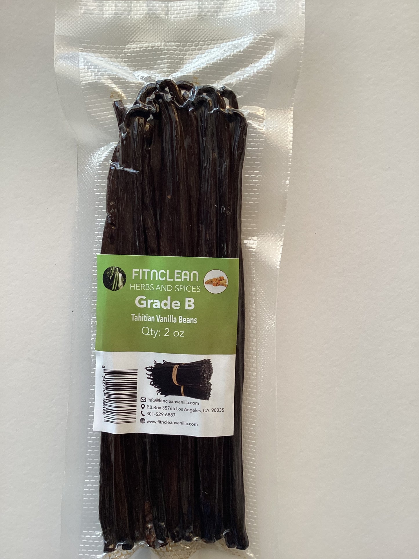 Tahitian Vanilla Beans Grade B (By Weight)